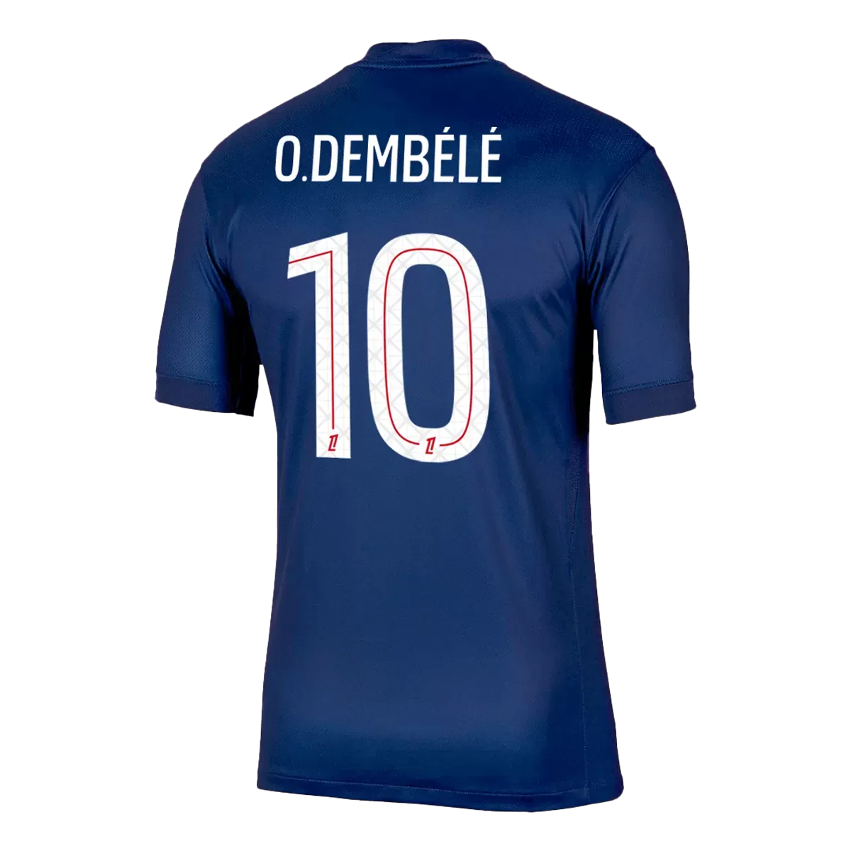 Alternative view of PSG O. Dembele #10 Home Jersey