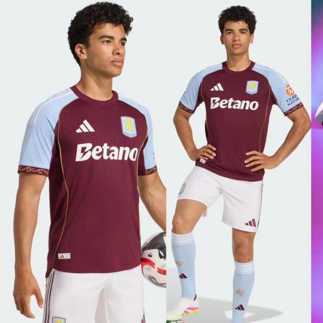 Aston Villa Home Jersey - Image 3