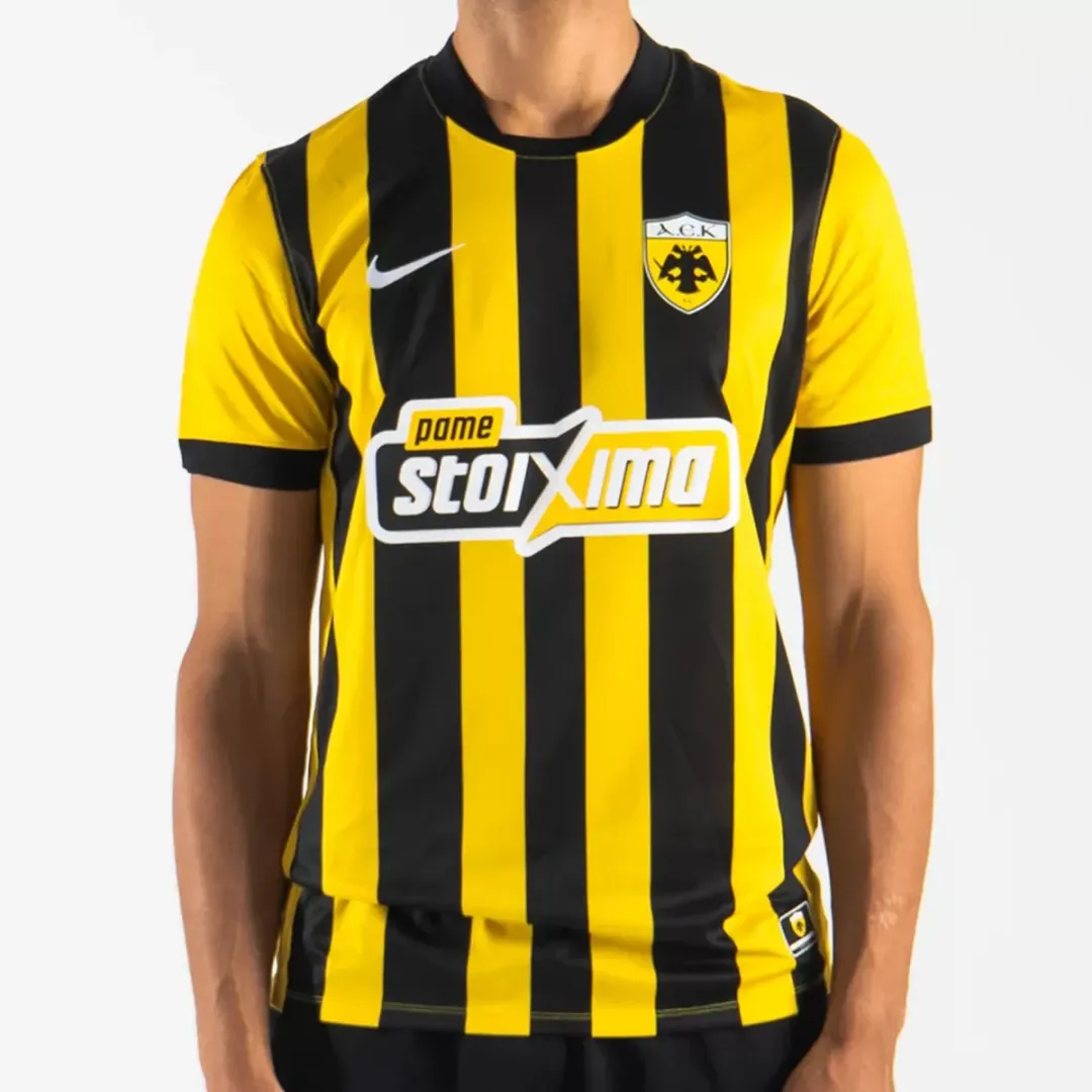 Alternative view of AEK Athens Home Football Jersey