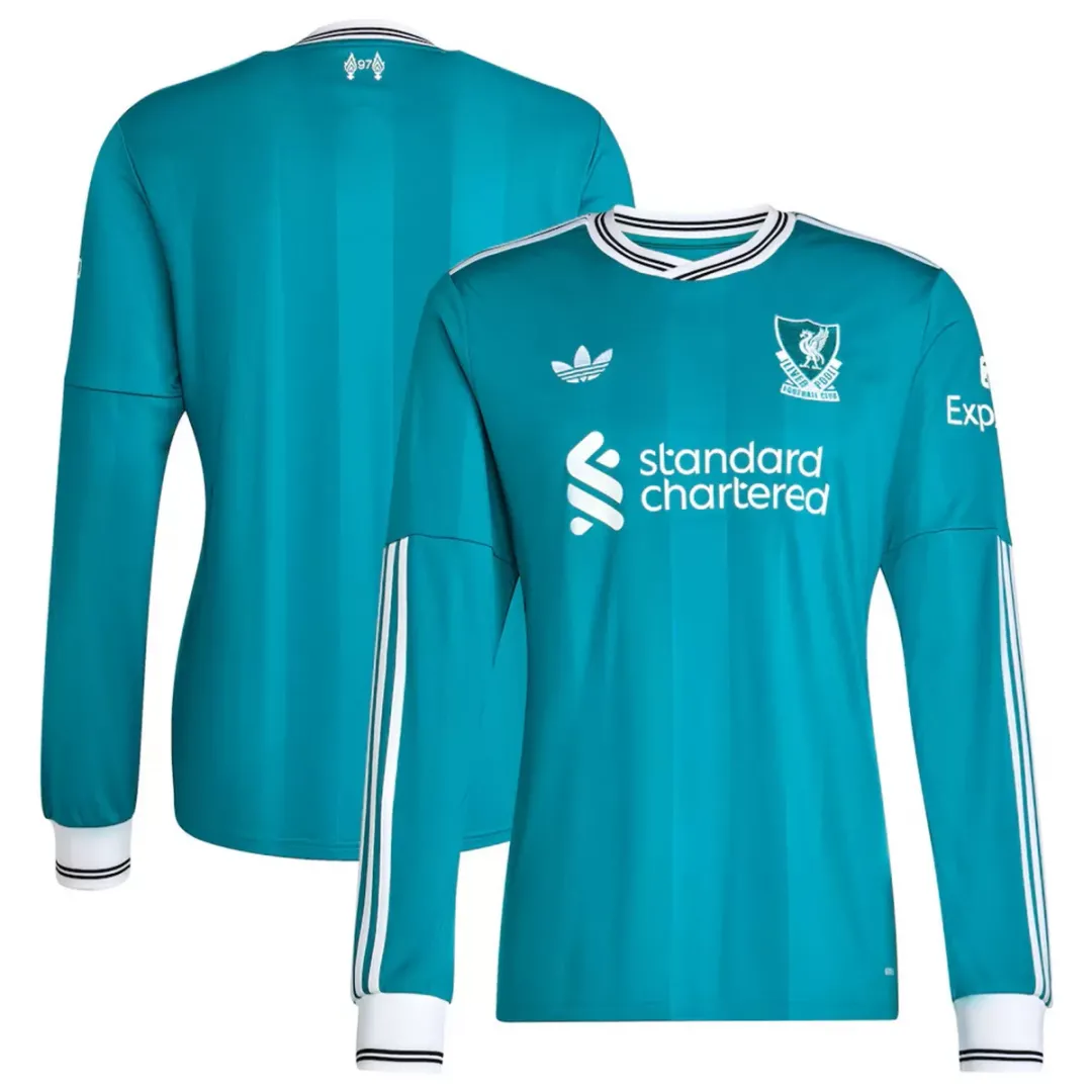 Liverpool Long Sleeve Football Jersey - Image 3
