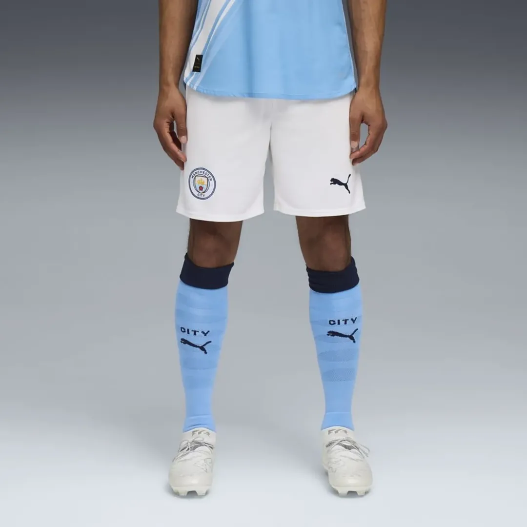 Manchester City Home Soccer Shorts - Image 3