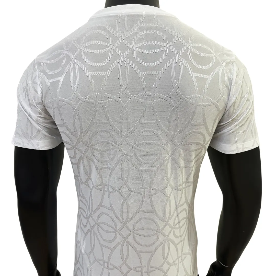 Alternative view of PSG Jordan White Soccer Jersey