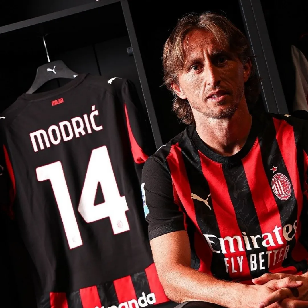 AC Milan Modric #14 Jersey - Image 4
