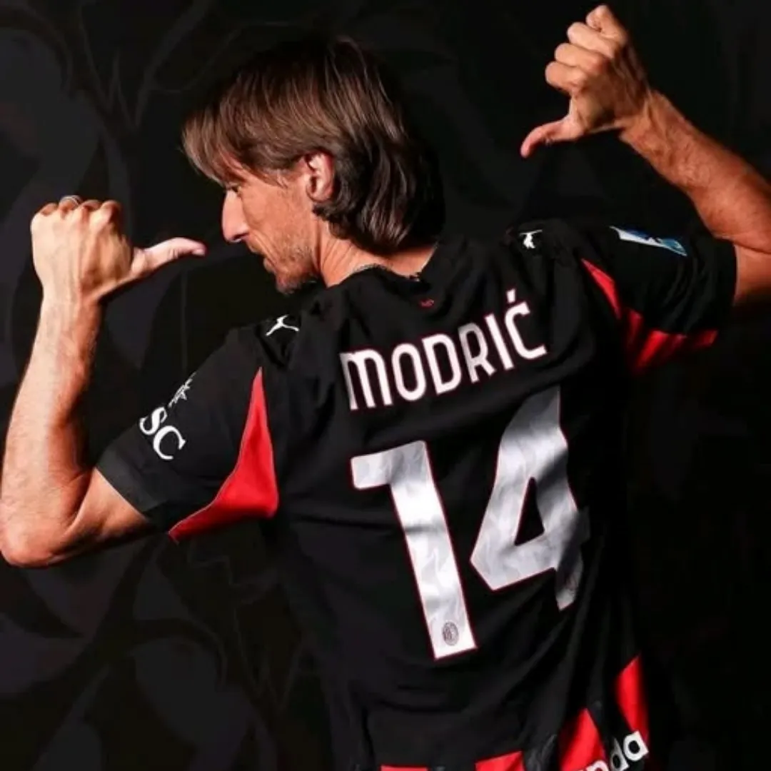 AC Milan Modric #14 Jersey - Image 5