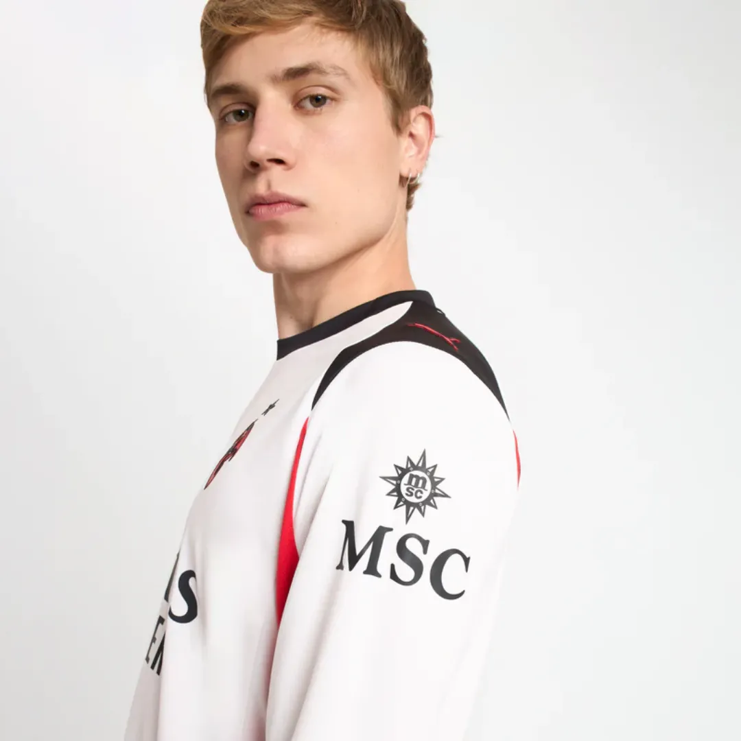 Puma AC Milan Long Sleeve Soccer Jersey - Image 6