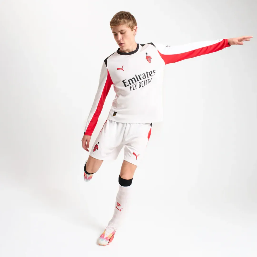Puma AC Milan Long Sleeve Soccer Jersey - Image 5