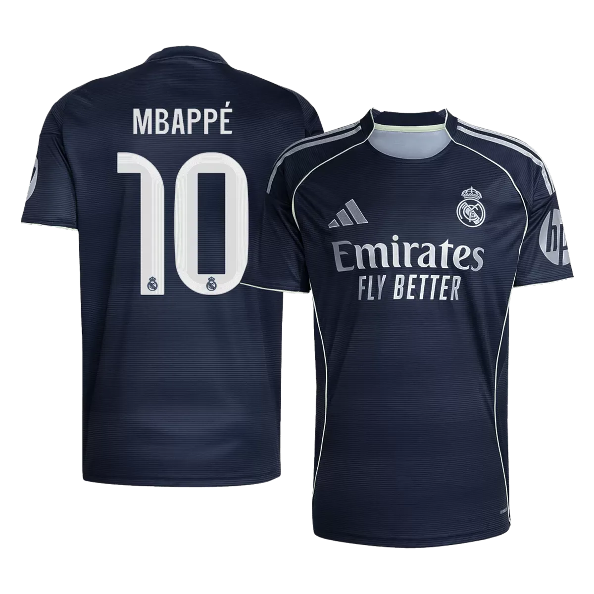 Alternative view of Real Madrid Mbappe 10 Jersey