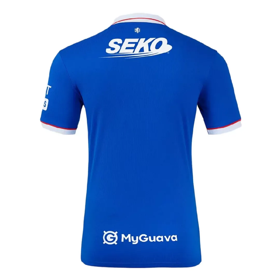 Alternative view of Glasgow Rangers Home Jersey