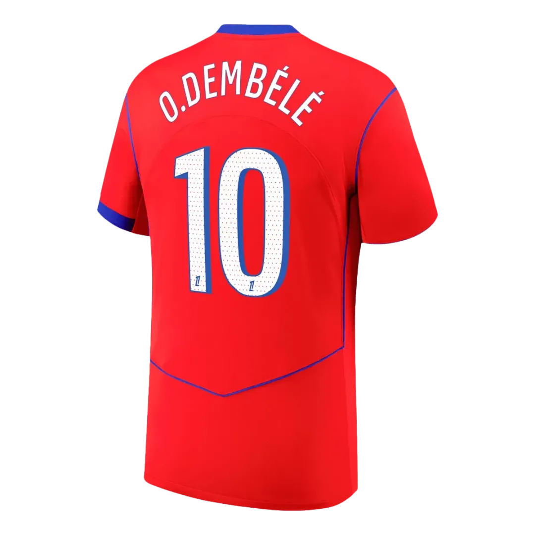 Alternative view of PSG O.Dembélé #10 Jersey