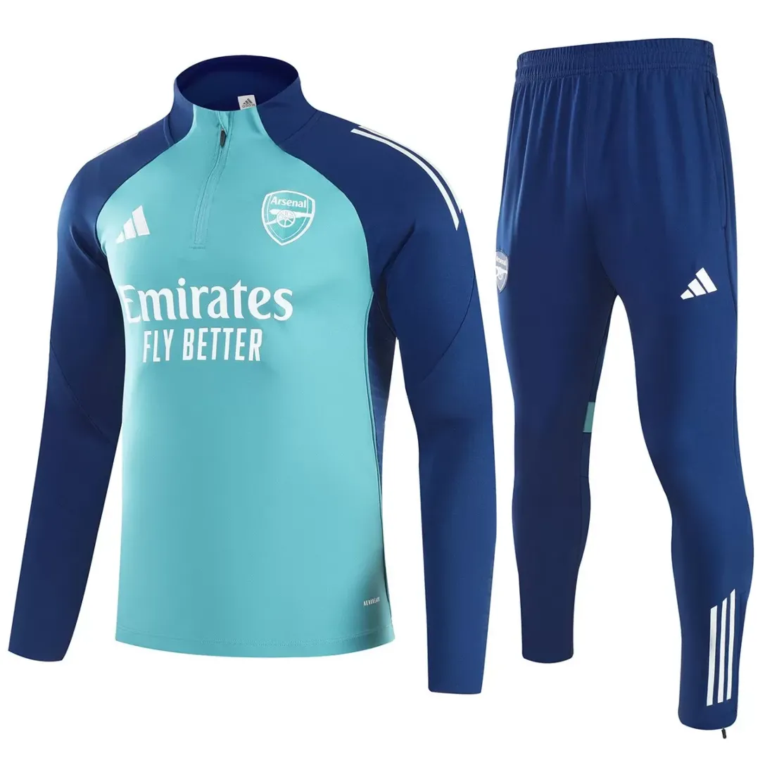 Arsenal 1/4 Zipper Sweat Kit(Top+Pants) Green 2025/26