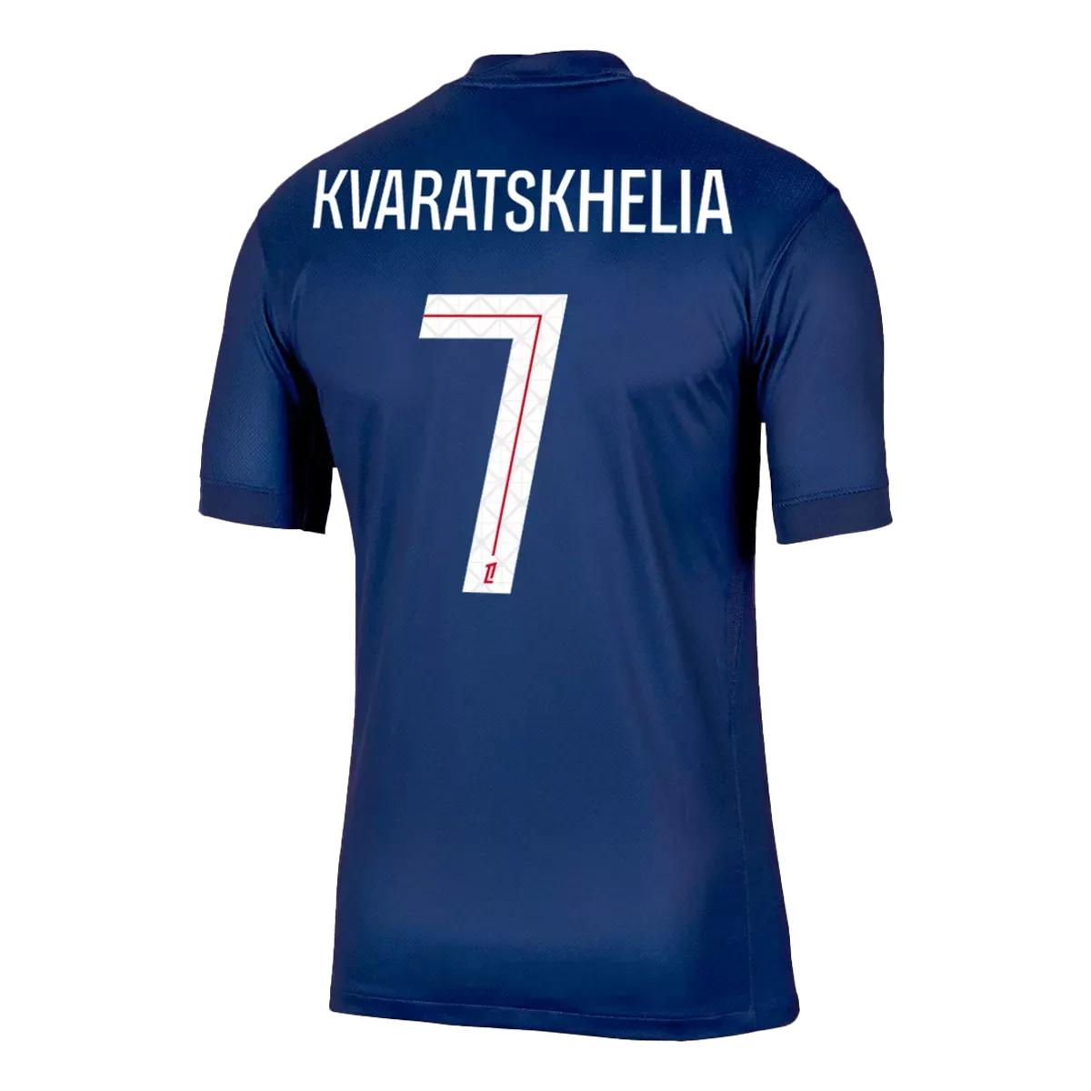 Alternative view of PSG Kvaratskhelia #7 Jersey