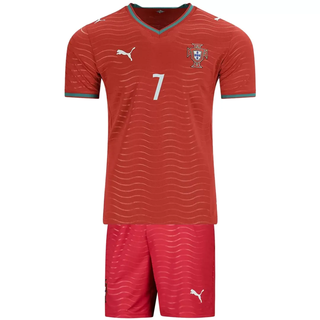 Alternative view of Portugal Ronaldo 7 Jersey Kit