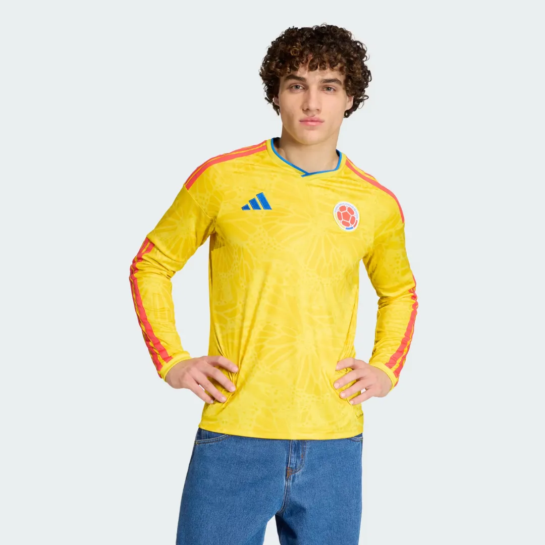Adidas Colombia Long Sleeve Jersey - Image 3