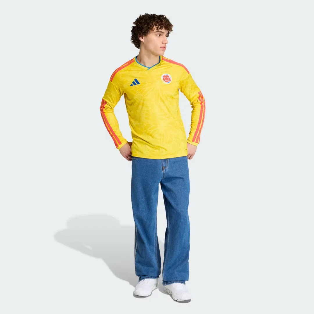 Adidas Colombia Long Sleeve Jersey - Image 4