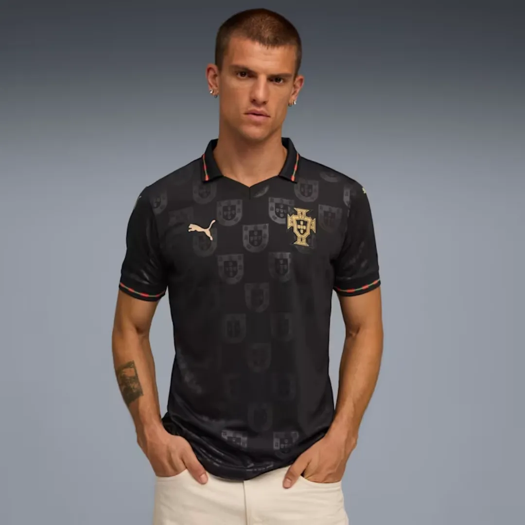 Puma Portugal Black Panther Jersey - Image 5