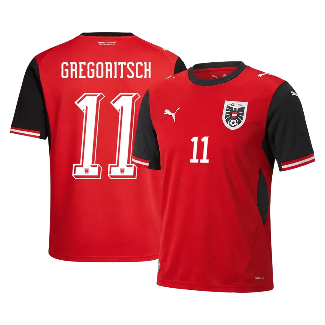Puma Austria #11 Football Jersey - Image 3