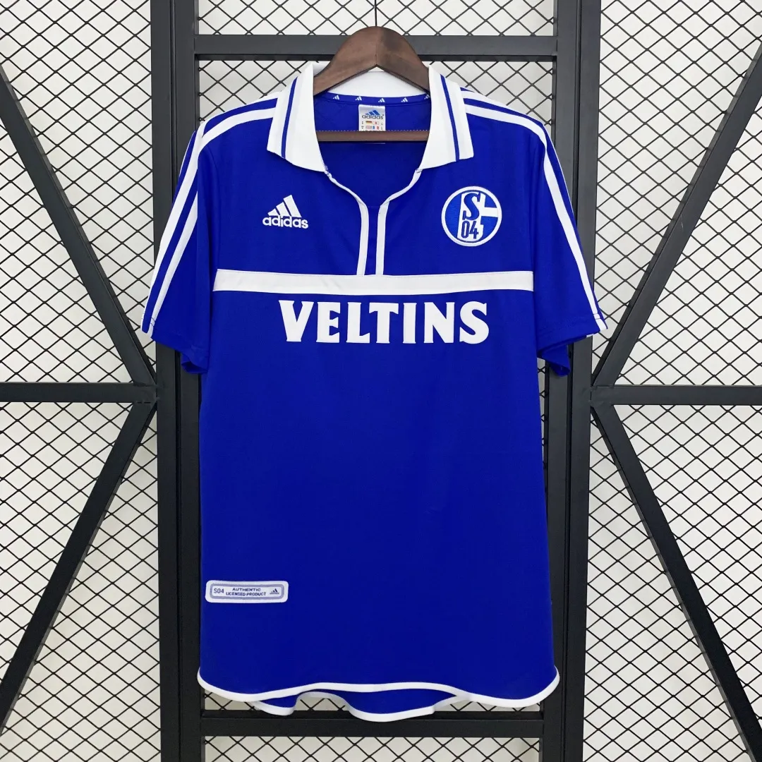 Alternative view of Retro Schalke 04 Home Jersey 2001/02