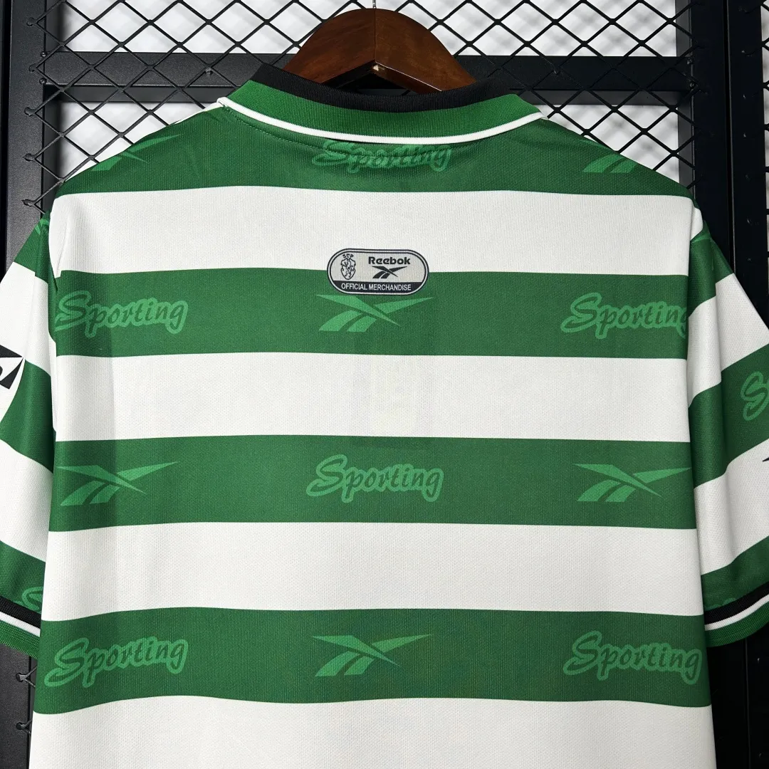 Sporting CP Retro Home Jersey - Image 8