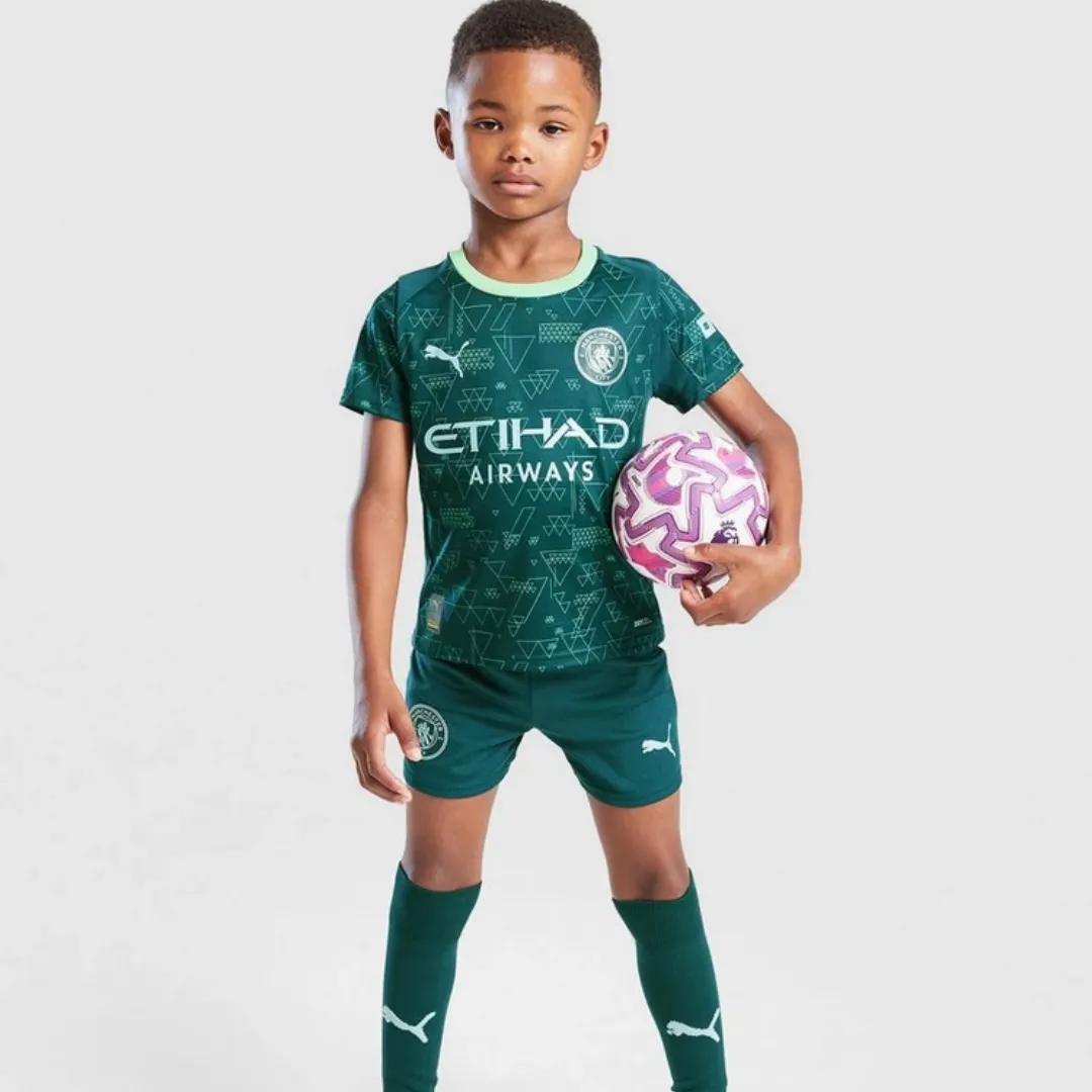 Puma Manchester City Kids Soccer Kit - Image 4