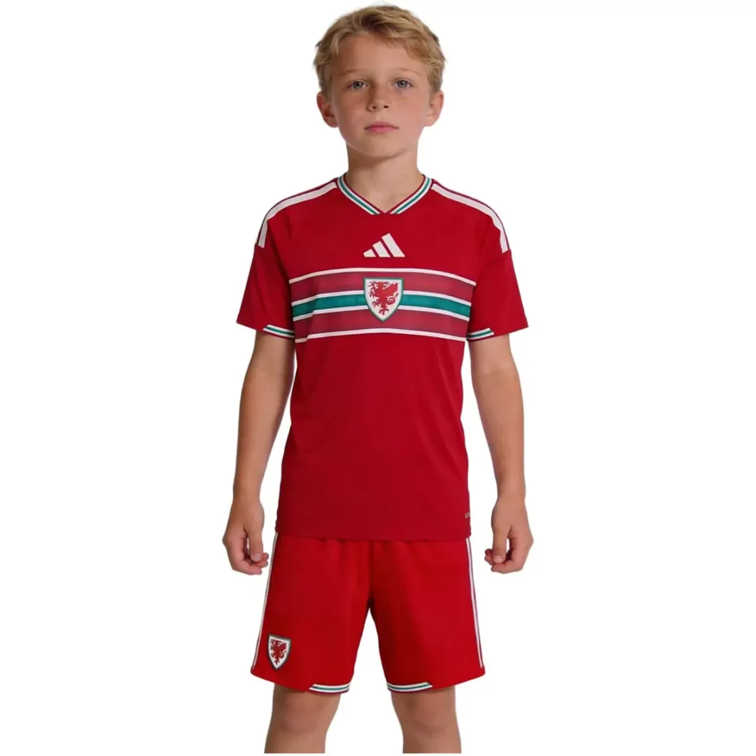 Adidas Wales Kids Football Kit - Image 3