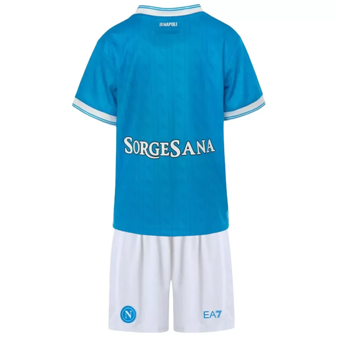 SSC Napoli Kids Football Kit - Image 2