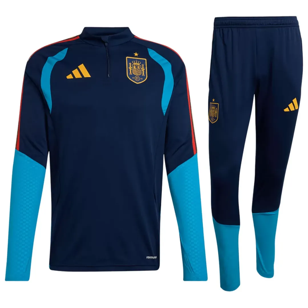 Kid's Spain Zipper Sweatshirt Kit(Top+Pants) Navy 2026