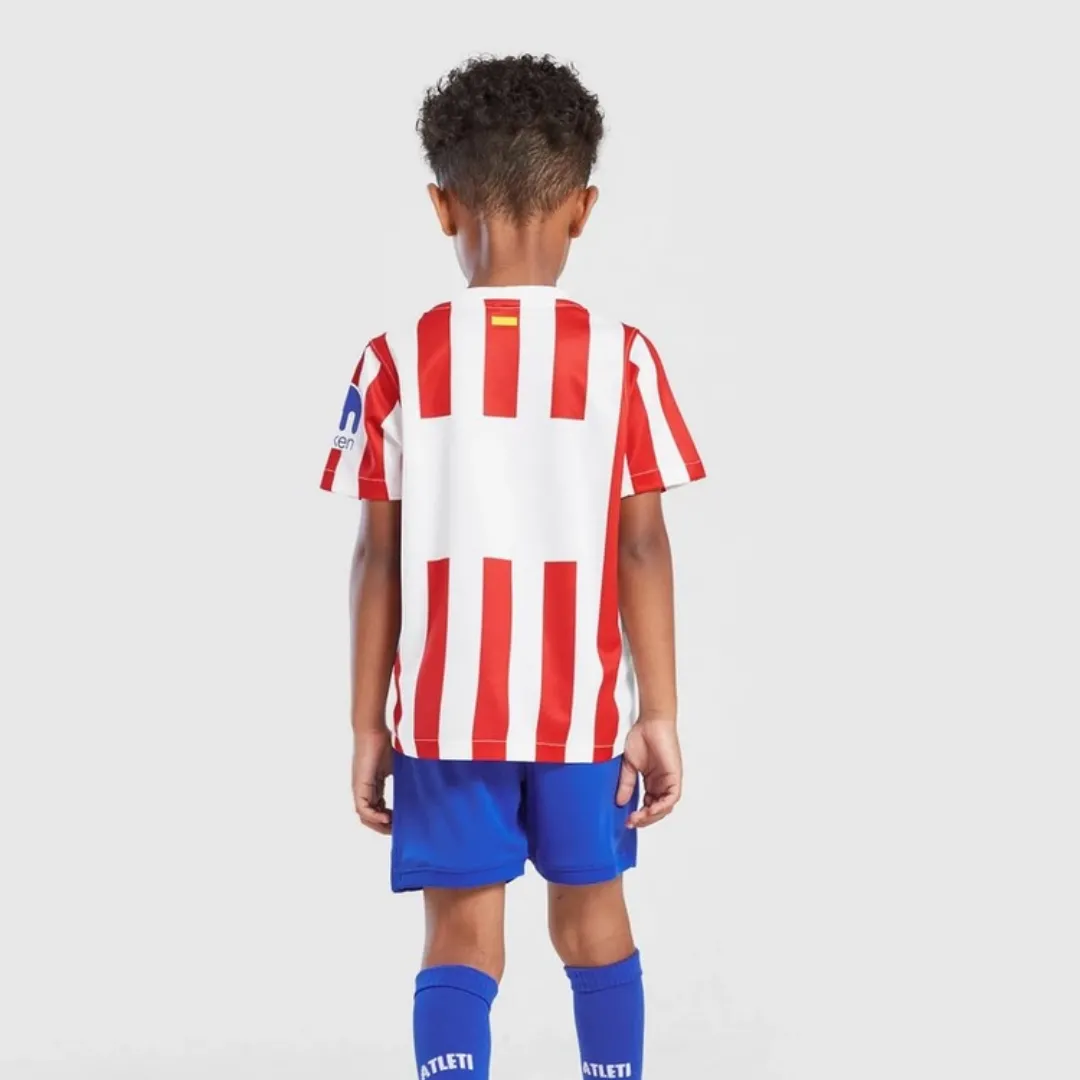 Atletico Madrid Kids 2025 Home Kit - Image 6