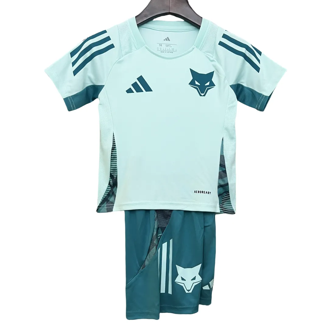 Adidas Kids Light Blue Soccer Set