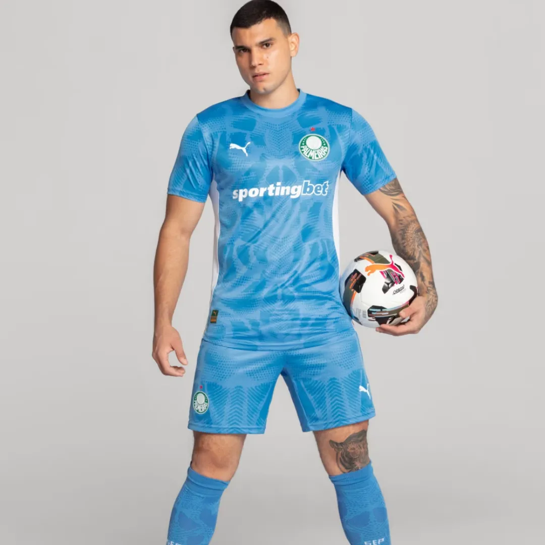 Palmeiras Blue Goalkeeper Jersey - Image 3