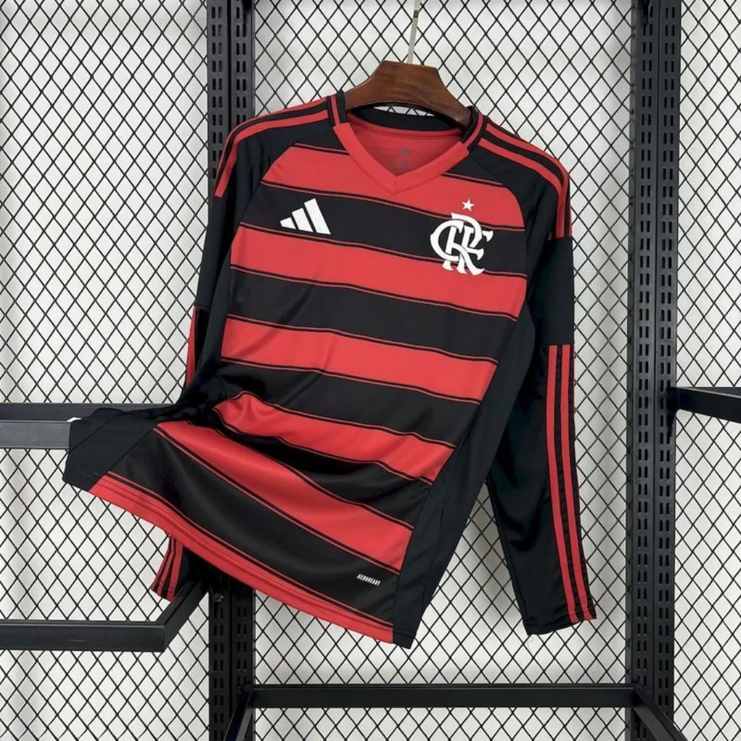 Alternative view of Flamengo Home Long Sleeve Jersey 2025