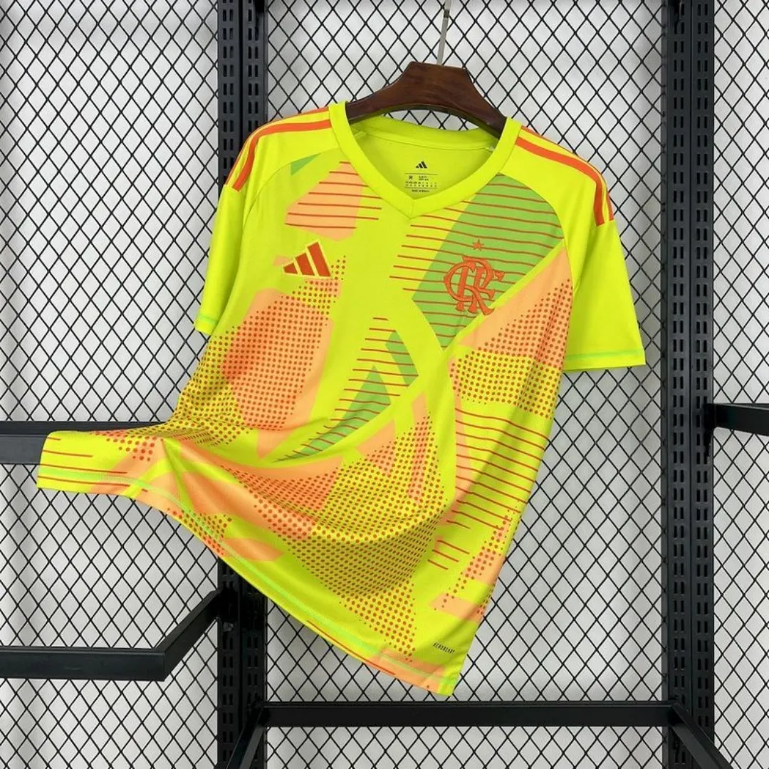 Alternative view of Flamengo Yellow Goalkeeper Jersey 2025