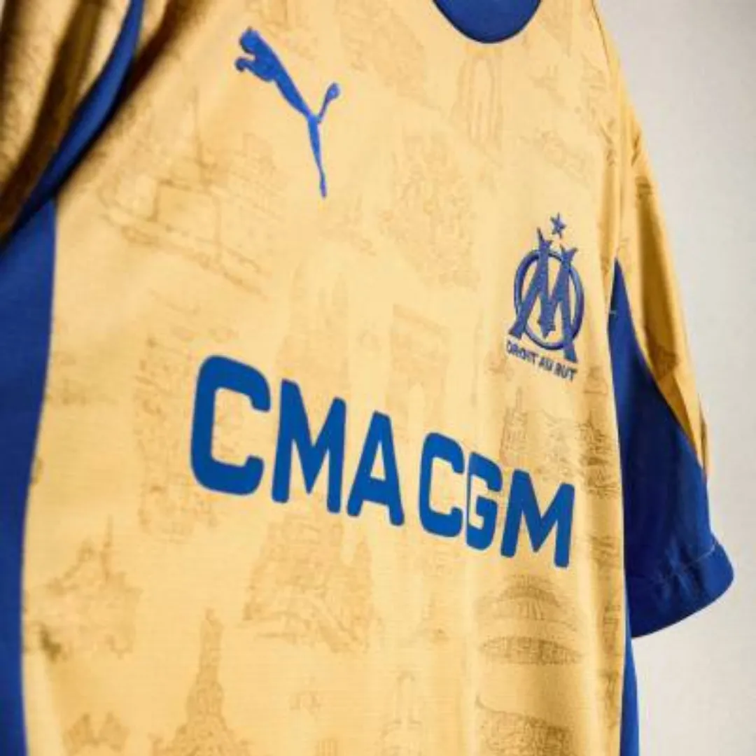 Olympique Marseille Football Jersey - Image 5