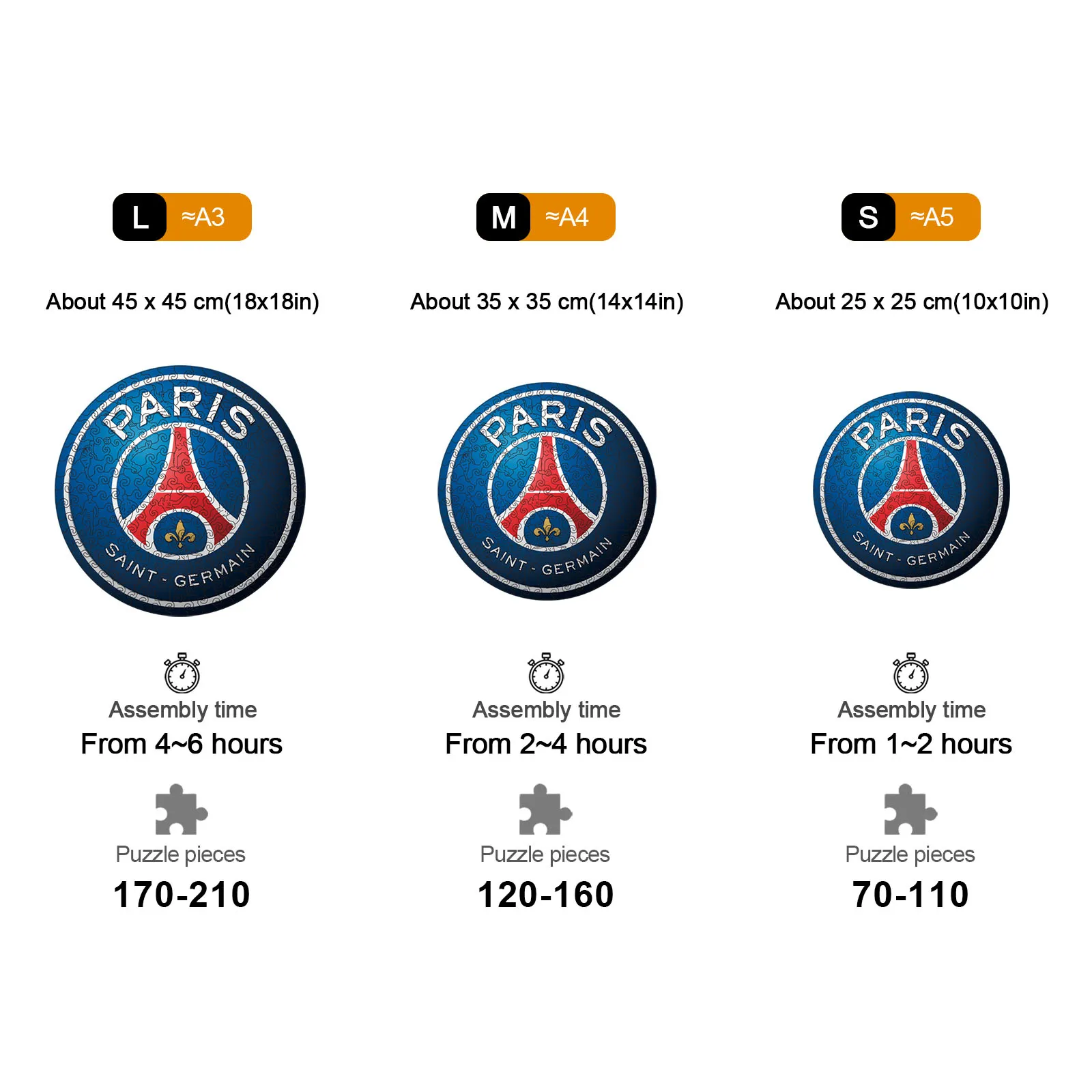 Paris Saint-Germain Wooden Puzzle - Image 5