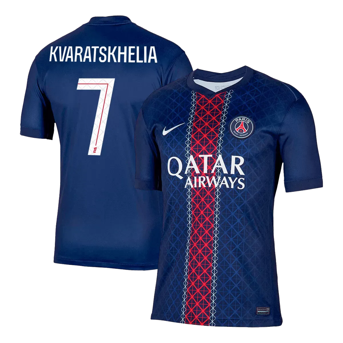 PSG Kvaratskhelia #7 Home Jersey
