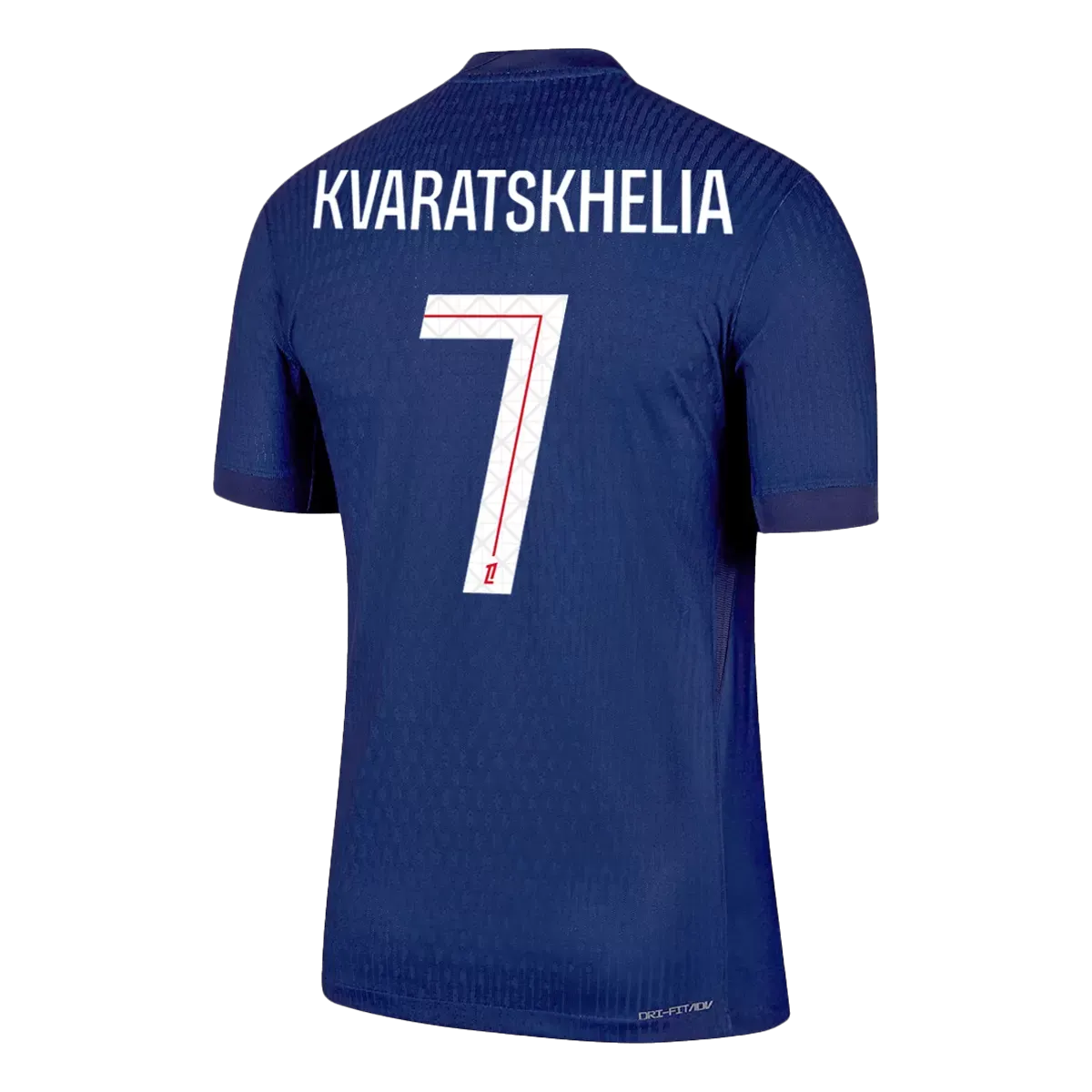 Alternative view of PSG Kvaratskhelia Home Jersey