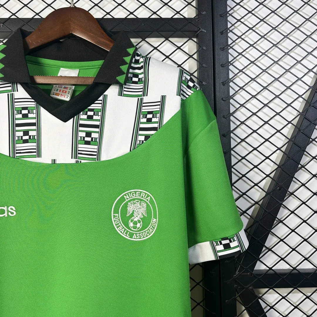Adidas Nigeria Retro Soccer Jersey - Image 4