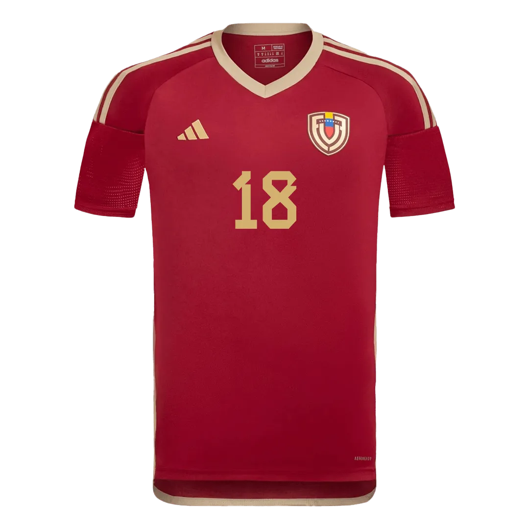 Alternative view of ARANGO #18 Venezuela Home Jersey Copa America 2024