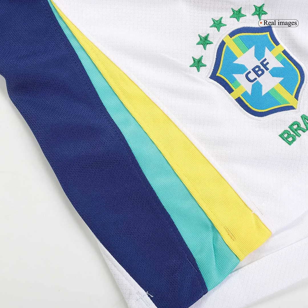 Brazil Away Soccer Shorts - Image 7