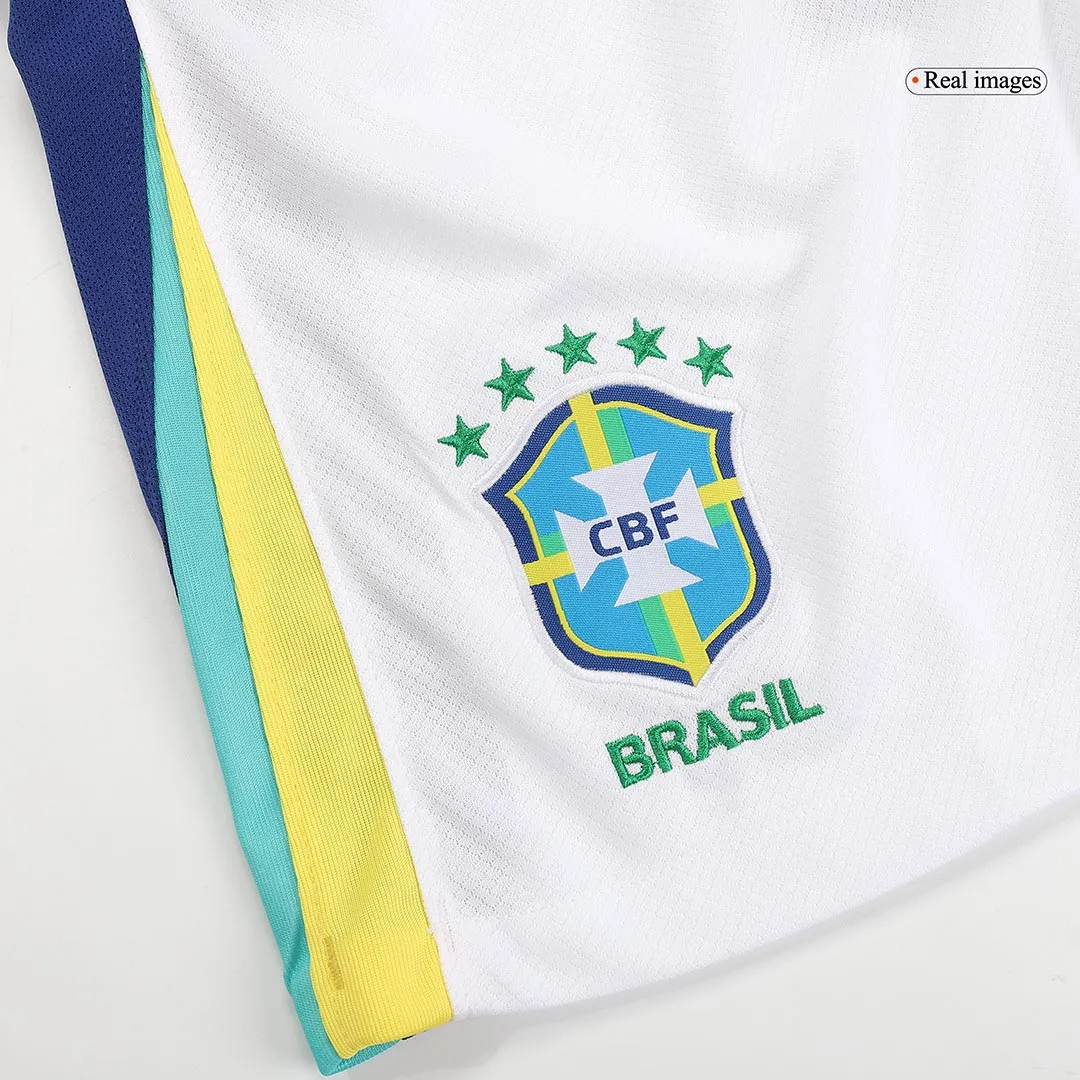 Brazil Away Soccer Shorts - Image 6