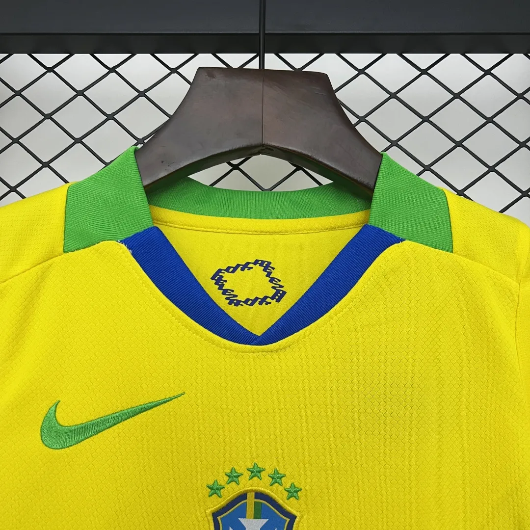 Brazil Kids Soccer Kit - Image 3