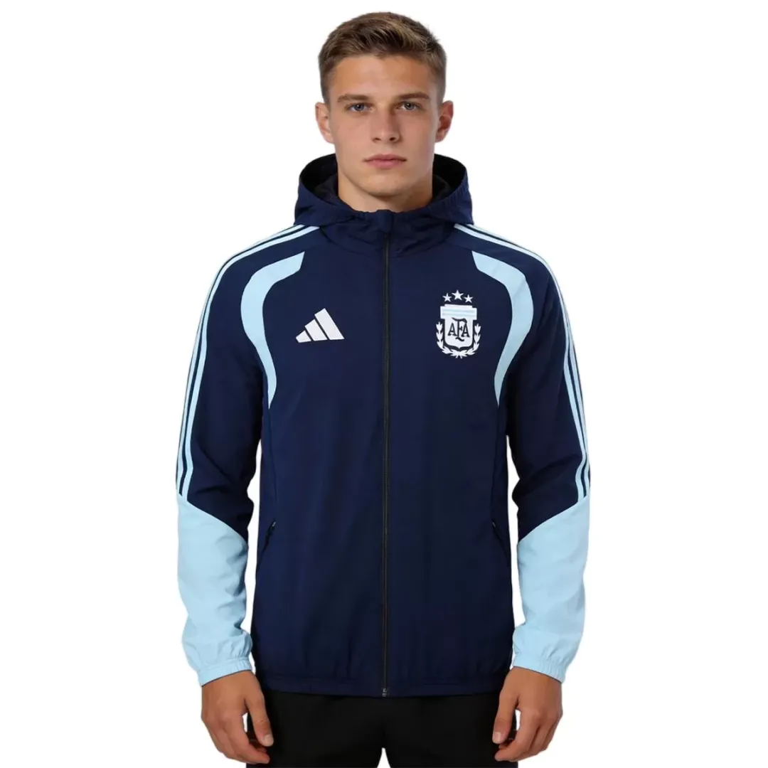 Alternative view of Argentina Windbreaker Hoodie Jacket Navy 2026