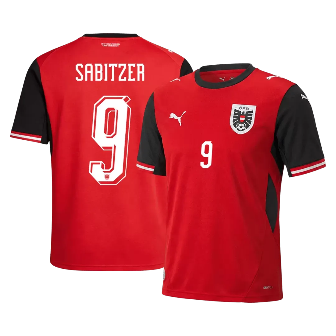 Puma Austria Sabitzer 9 Home Jersey - Image 3