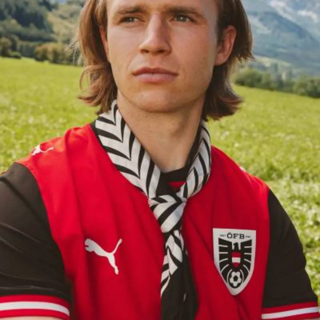 Austria Home Soccer Jersey - Image 10