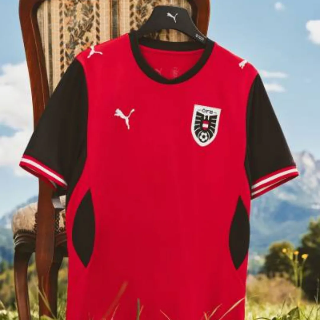Austria Home Soccer Jersey - Image 6