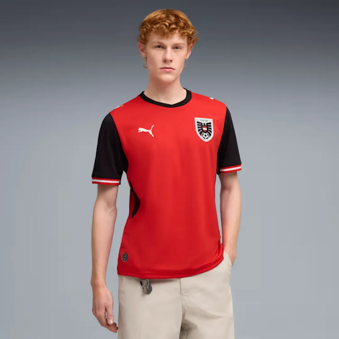 Austria Home Soccer Jersey - Image 12