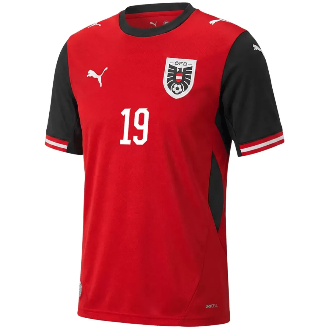 Alternative view of BAUMGARTNER #19 Austria Home Jersey World Cup 2026