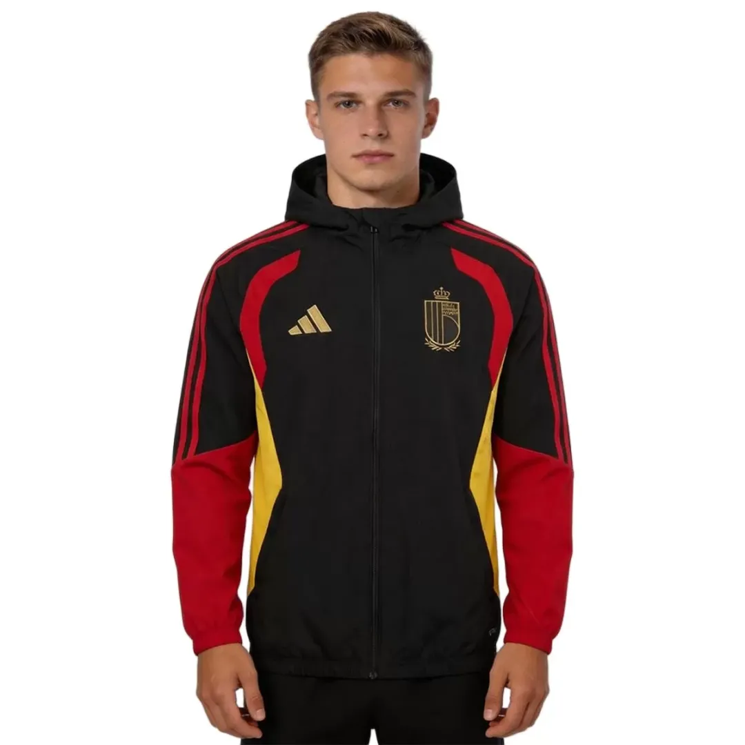 Alternative view of Belgium Windbreaker Hoodie Jacket Black 2026