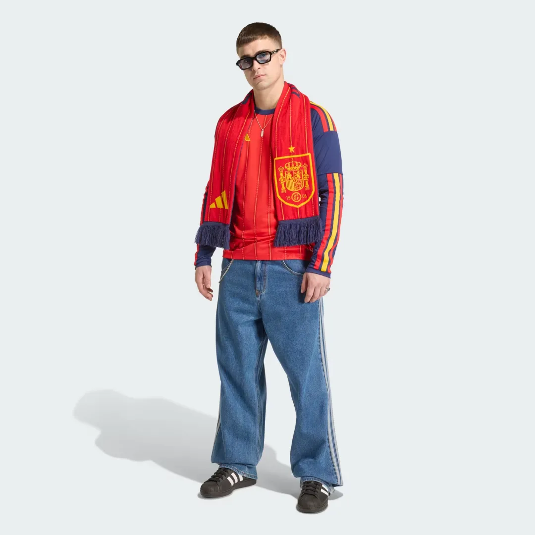 Adidas Spain Long Sleeve Football Jersey - Image 4