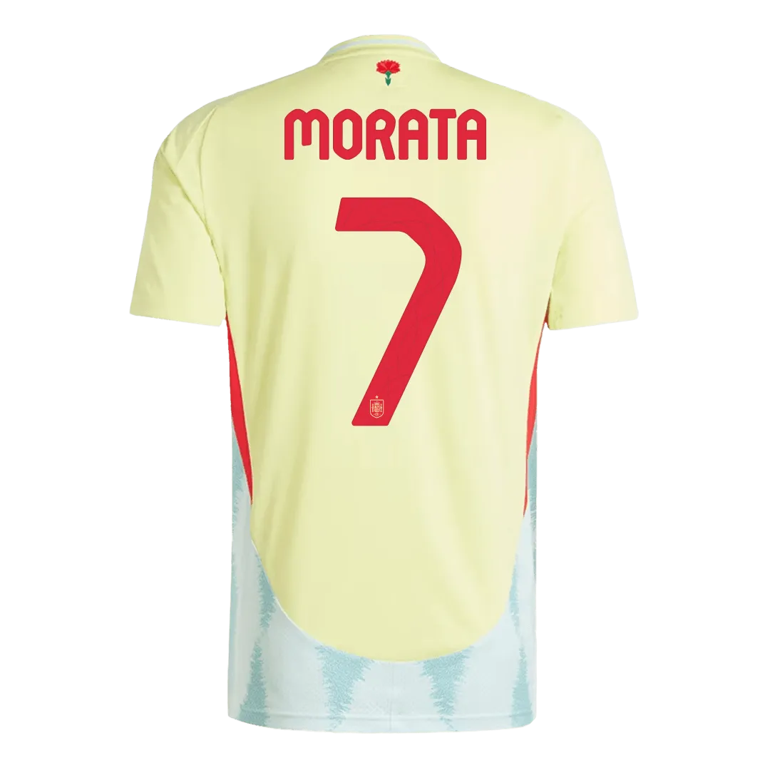 Alvaro Morata #7 Spain Away Jersey EURO 2024