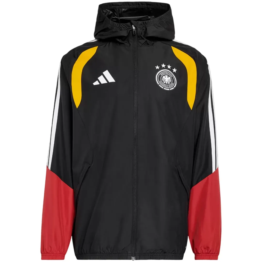 Germany Windbreaker Hoodie Jacket Red&Black 2026